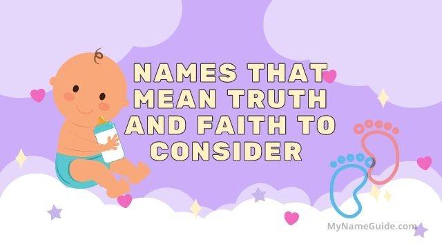 Names That Mean Truth