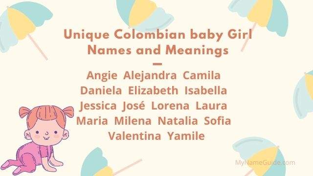 colombian girl names