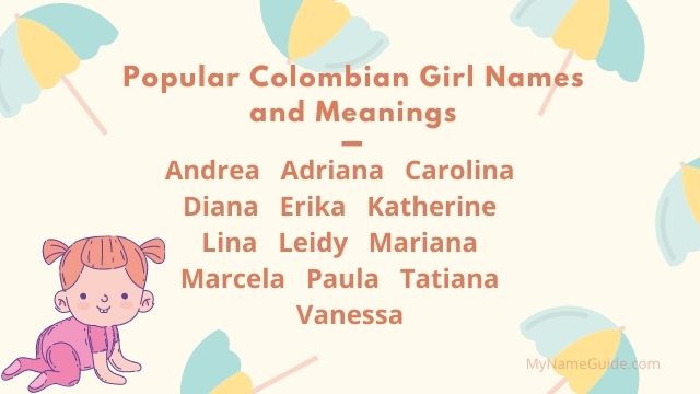 colombian names girl