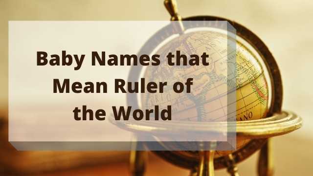 Female or Girl Name Meaning Ruler