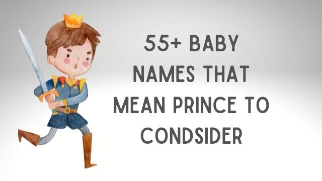 Names that Mean Prince