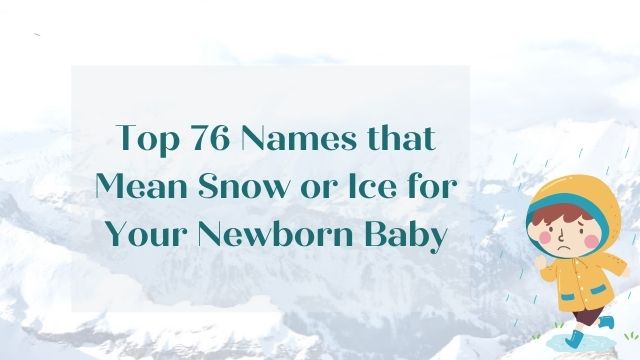 names that mean snow