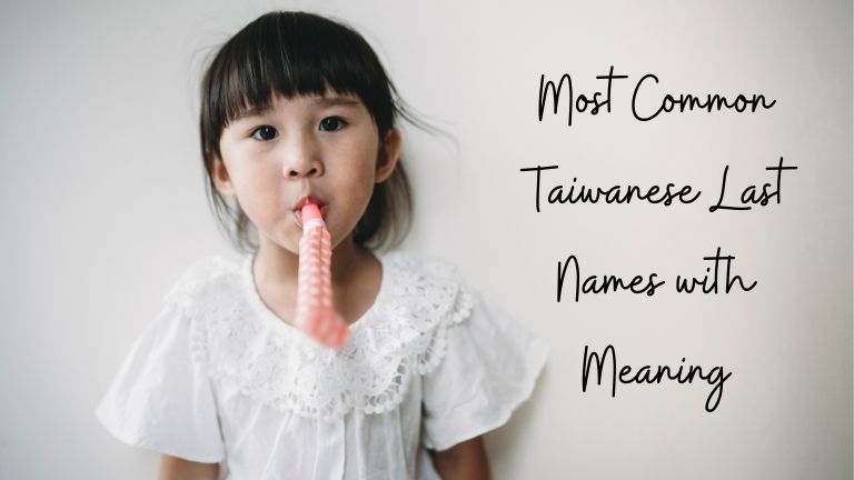 taiwanese last names