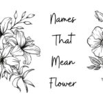 names that mean flower