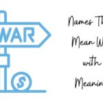 Names That Mean War