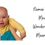 Names That Mean Wonder